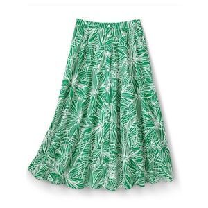 NEW Women’s M Tabitha Brown for Target Linear Floral Print Maxi Skirt